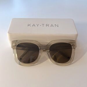 Only worn a few times. Low bridge sunglasses.